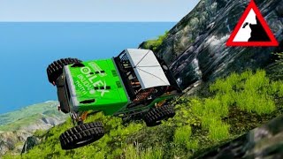 Cliff Drops Car Crashes - Beamng Drive