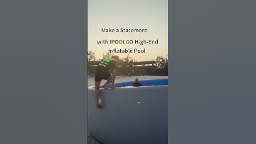 IPOOLGO inflatable above ground swimming pool setting 16.5*5ft size