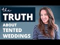 THE TRUTH ABOUT TENT WEDDINGS | Are they REALLY more cost effective than "turn-key" venues?