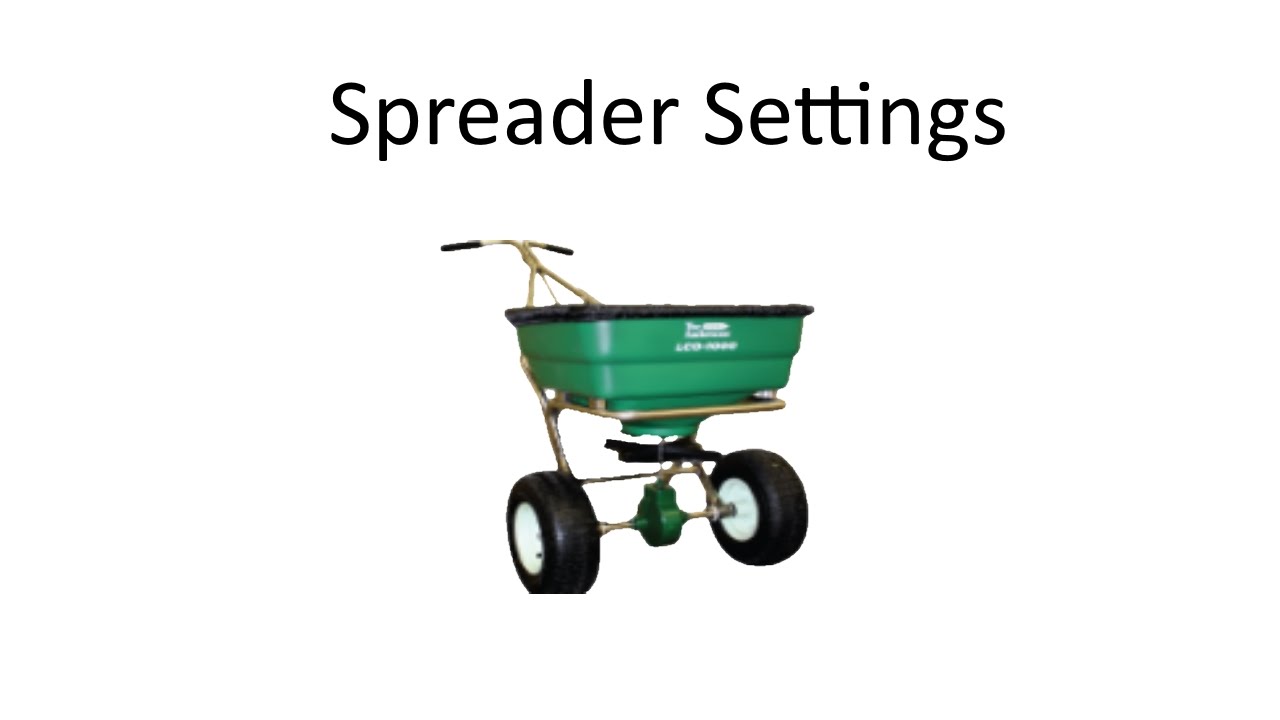 Sta Green Spreader Settings Conversion Chart