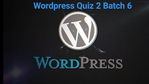 Digi skills wordpress quiz 2 batch 6