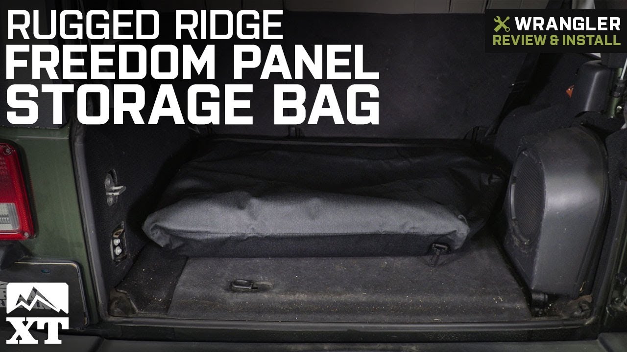 Jeep Wrangler Rugged Ridge Freedom Panel Storage Bag (2007-2018 JK) Review  & Install - YouTube