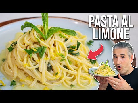 How to Make PASTA al LIMONE Like an Italian (Lemon Pasta Recipe) | Vincenzo