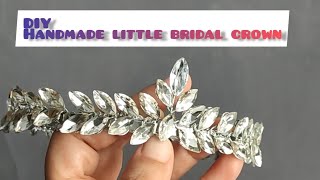 DIY. Handmade little bridal crown