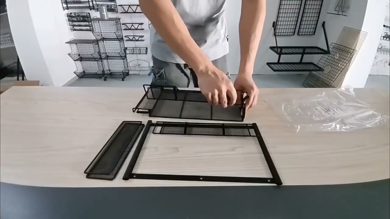 Under Table Pull Out Storage Basket-HZ016