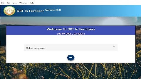 Download DBT Fertilizer App 3.3 for Laptop/PC