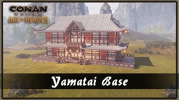 HOW TO BUILD A YAMATAI BASE [SPEED BUILD] - CONAN EXILES
