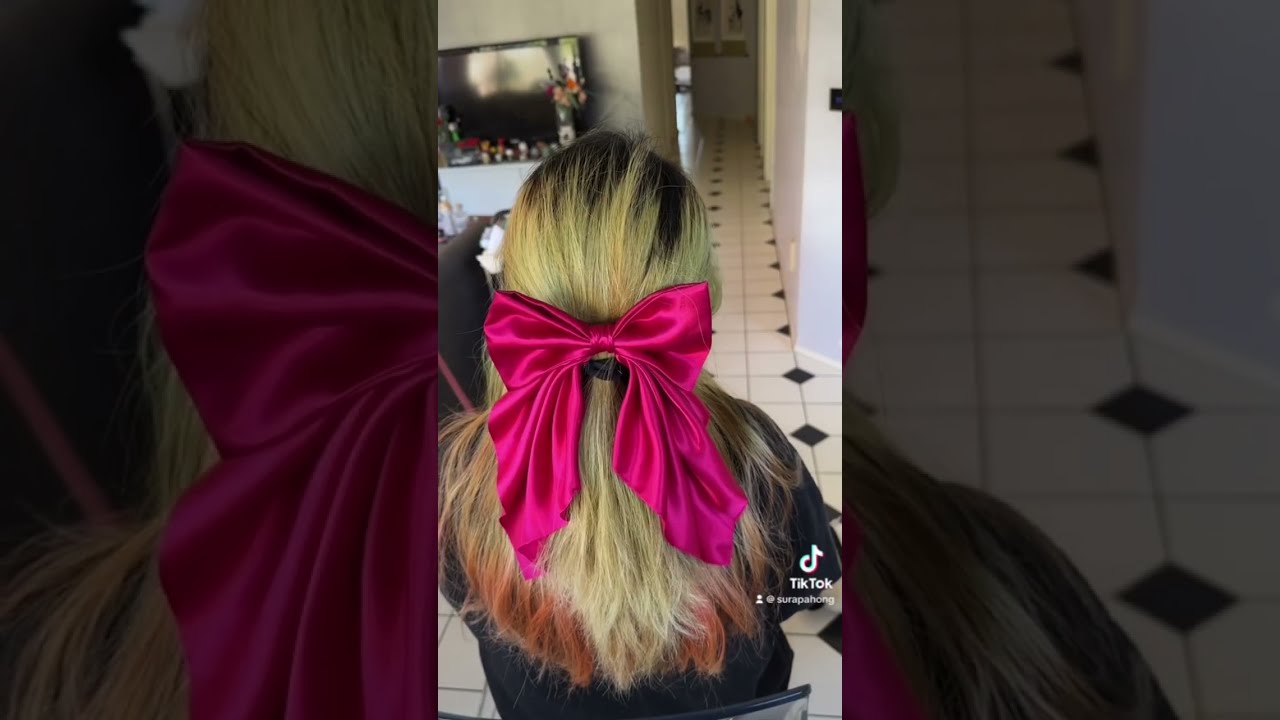 My XL Satin Bow Hair Clip In 4 Colors Rose Gold Red Black And White Hobbylobby Workwithme