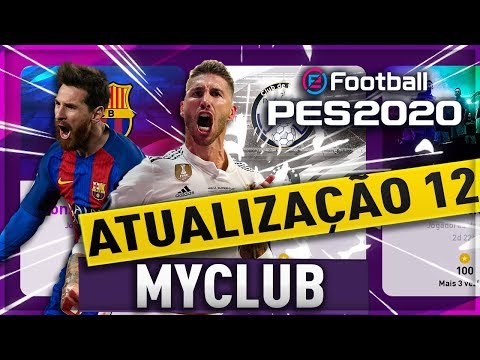 myClub PES 2020 - ATUALIZAÇÃO 12 - BARCELONA X REAL MADRID