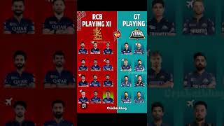 #anime #cricket #ipl # rcb v/s gt playing 11