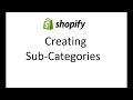 SHOPIFY - How to Create Sub Category drop down menu