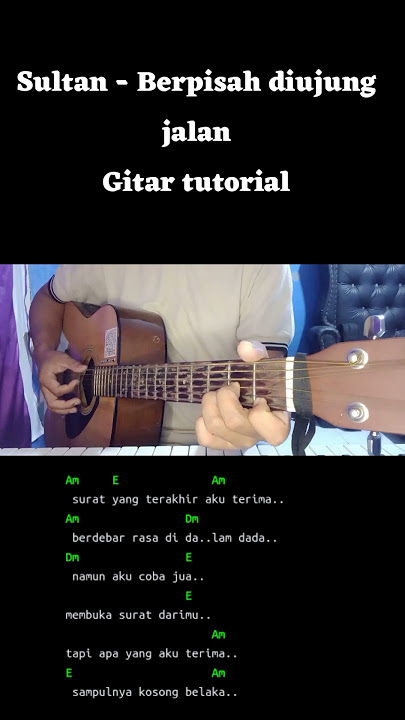 Berpisah diujung jalan || gitar tutorial #berpisahdiujungjalan #sultan #gitartutorial #gitar #fyp