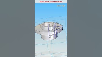 Screw Jack 3D Assembly Computer Aided Machine Drawing Dimensions Part 2 Nut Mechanical Engg