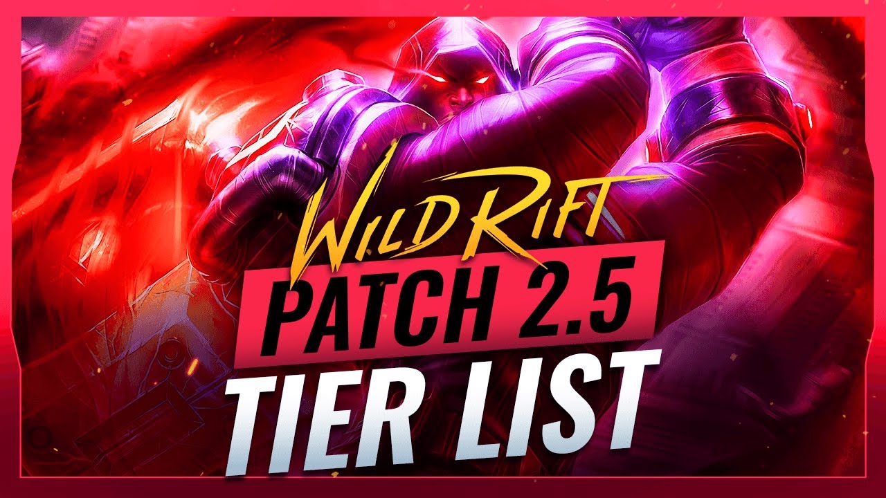 BEST HIGH ELO Champions TIER List - Patch 2.2 - Wild Rift (LoL