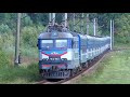 Электровоз ЧС2-583 с поездом №372 Трускавец - Могилев на перегоне Николаев-Днестровский - Щирец-2