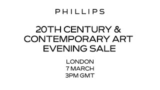 Livestream | 20th Century &amp; Contemporary Art Evening Sale | London March 2024