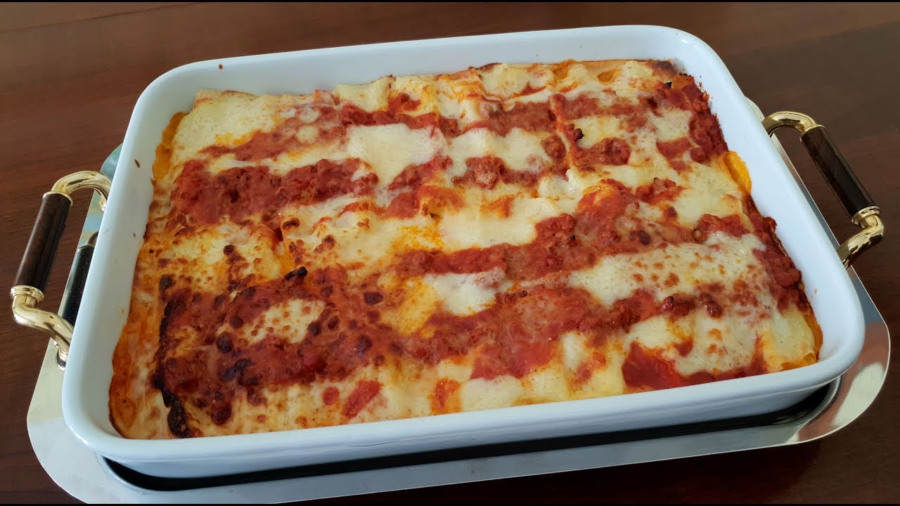 CANNELLONI DI CARNE⭐RITA CHEF | Un primo piatto ricco di sapori e gusto ...