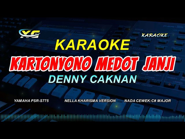 Kartonyono Medot Janji KARAOKE KOPLO - Denny Caknan (YAMAHA PSR - S 775)NADA CEWEK class=