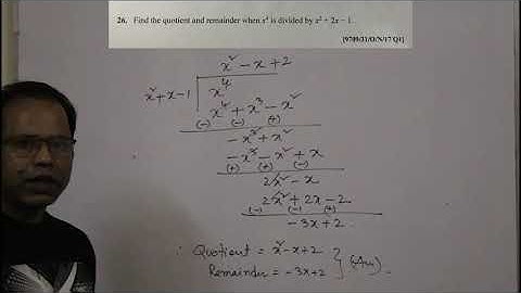 Algebra Factor and Remainder Theorem | CAIE A Level 9709 |Pure Mathematics 3| by Md. A. Latif