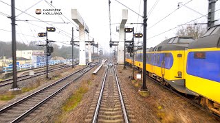 I love parallel rides! Who wins? Haarlem - Rotterdam - Dordrecht VIRM 3/1/2023