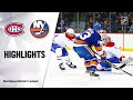 NHL Highlights | Canadiens @ Islanders 3/3/20