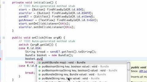 Android Application Development   47   Passing a String between Activities
