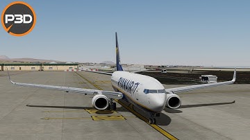 P3Dv5 - PMDG 737 NGXu | Landing in Fuerteventura