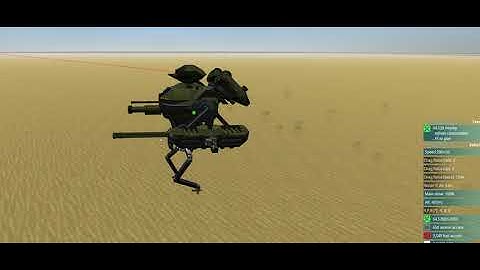 Twin Guard Gladiator walking with clamping feet