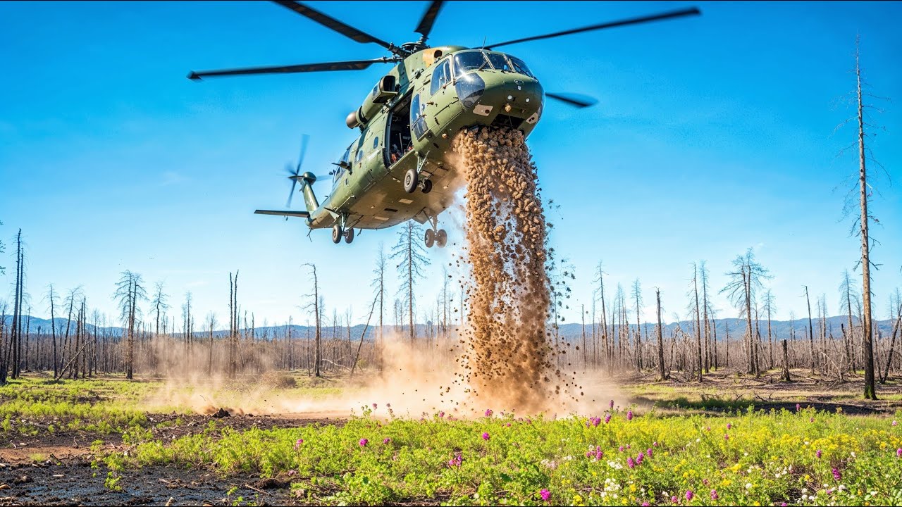 Florida Unleashed 15 Million Seed Bombs From Helicopters, What Grew There Is Mind-Blowing..