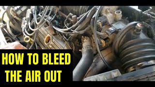 Filling and Bleeding the Cooling System on a GM 3.8L