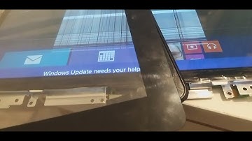 replace touchscreen on asus transformer book T100TA - apply touch to bezel first