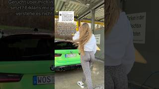 Ach ich liebe meine Hater 😂 #ichtina #cargirl #bmw #m3 #m3cs #carwash