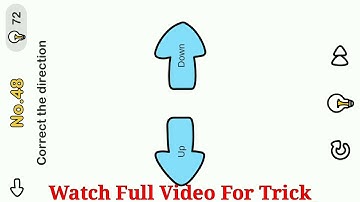 Brain Out Level 50 Correct The direction