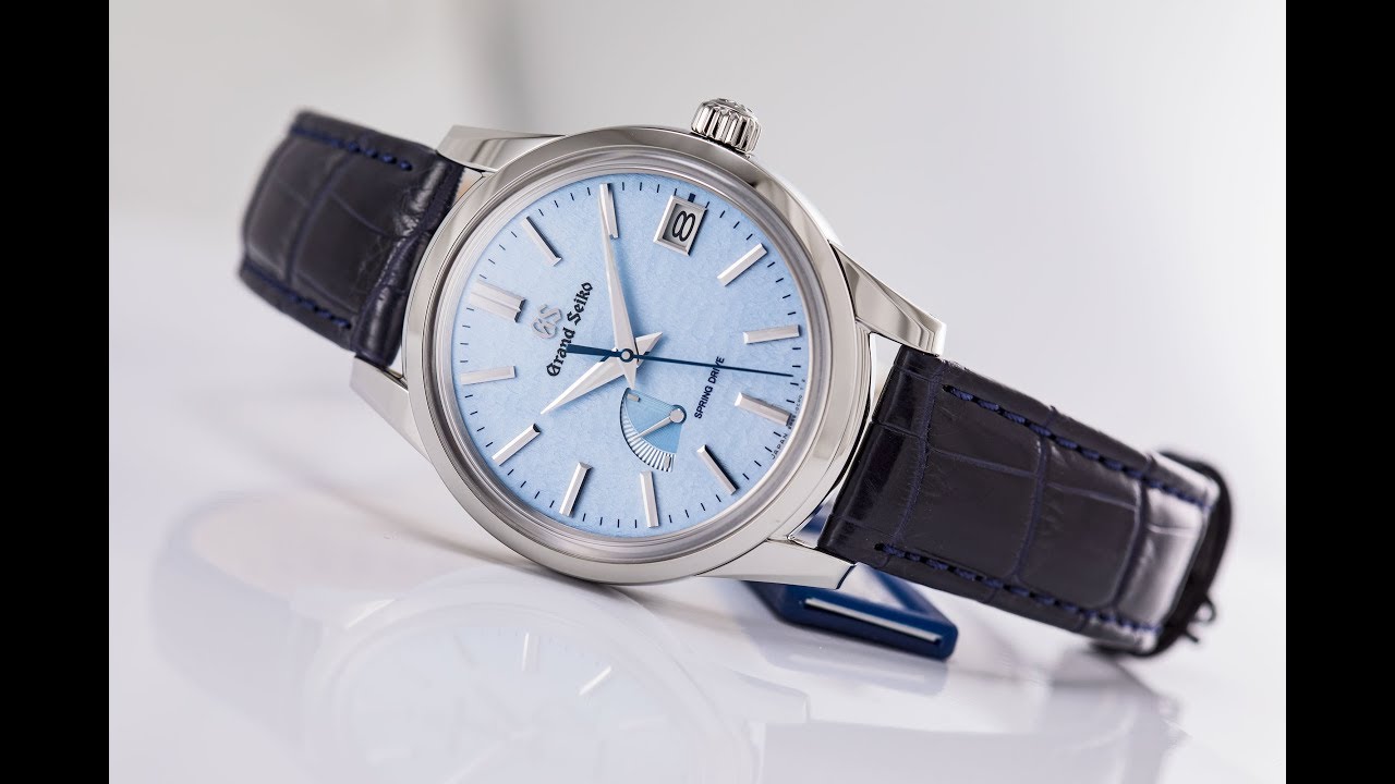 Grand Seiko Skyblue Snowflake SBGA407 (rare and beautiful)