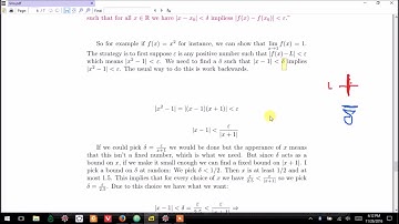 11.0.0  Epsilon-delta ε-δ Proofs, Calc with Python