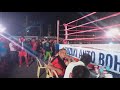 Boxingerong pulis (pistolero) 2nd pro fight @ tagbilaran bohol-april 21,2019