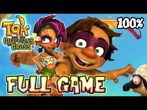 Tak and the Guardians of Gross FULL GAME 100% Longplay (Wii, PS2)
