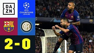 Mit Edelfan Lionel Messi: Barca schlägt Inter | FC Barcelona - Inter 2:0 | UEFA CL | DAZN Highlights Mit Edelfan Lionel Messi: Barca schlägt Inter | FC Barcelona - Inter 2:0 | UEFA CL | DAZN Highlights