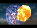【バリア】EXレッドキングが投げた溶岩をバリアで弾くウルトラマン達【ウルトラマンFER】