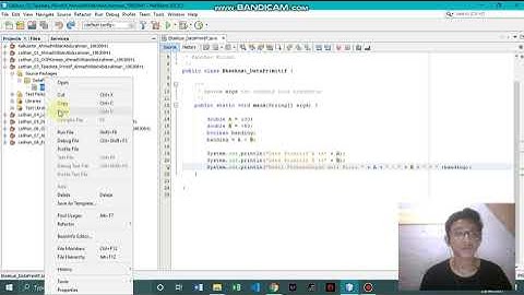 Ch #3 : OOP Tipe Data Java - Netbeans 8