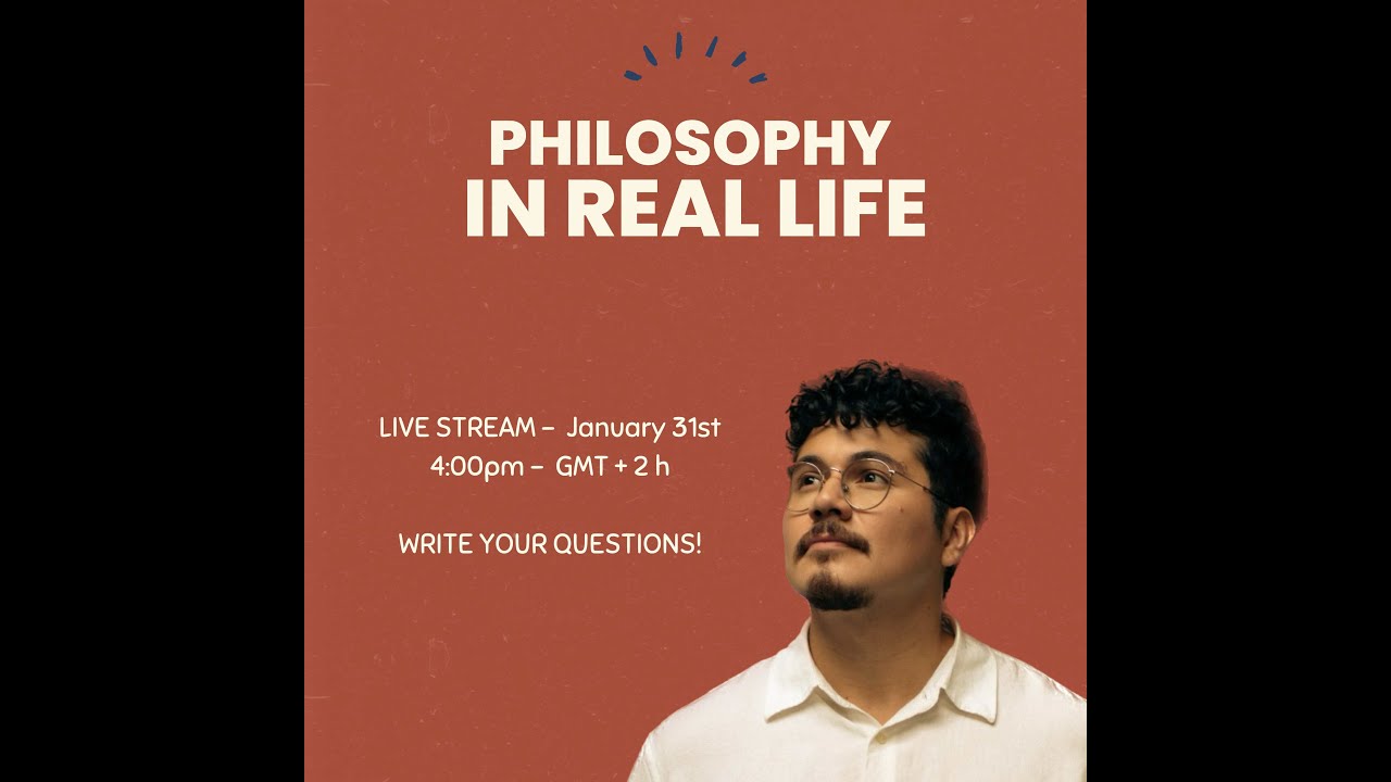 Live Stream - Philosophy in Real Life - Foucault, la sexualité, monk mode, and more...