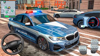 Realistic HD Police Sim 2024 Police car driving simulator BMW ,police car games, Gameplay Level #103