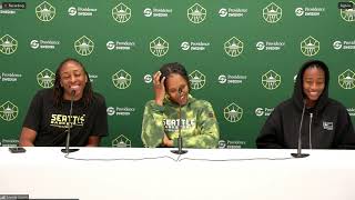 Jewell Loyd, Nneka Ogwumike Interview | Seattle Storm WNBA Media Press Conference | May 9, 2024