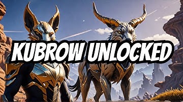 I FINALLY Got My FIRST KUBROW in Warframe