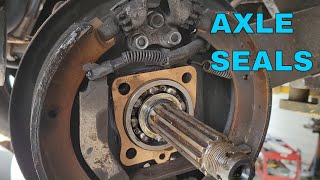 VW bug bus axle seals how I do them