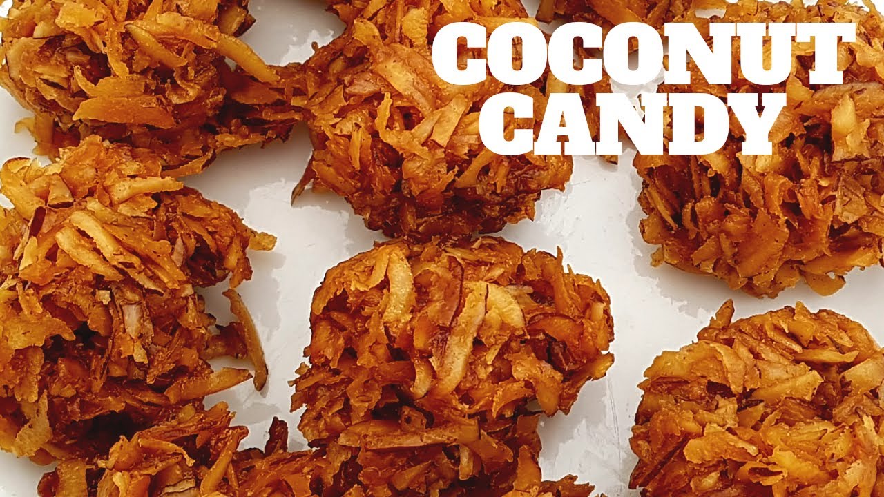 HOW TO MAKE COCONUT CANDY  COCONUT CANDY RECIPE