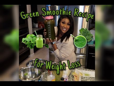 Green Smoothie Recipe for Weight Loss - YouTube