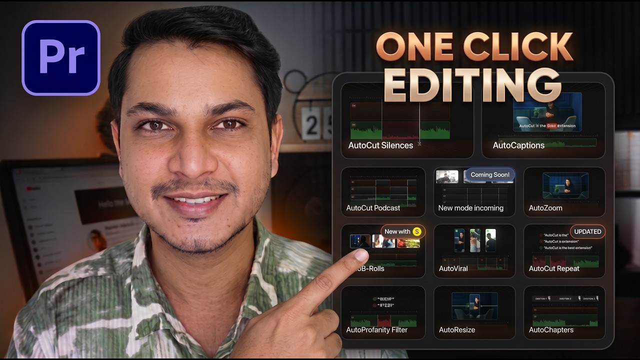 AutoCut AI Plugin Tutorial: How to Speed Up Premiere Pro Video Editing 10x