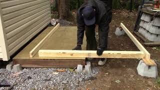 How To Build A Shed - Framing Walls