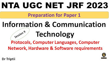 Information and Communication Technology Protocols & Network UGC NET Paper 1 December 2023 Dr Tripti